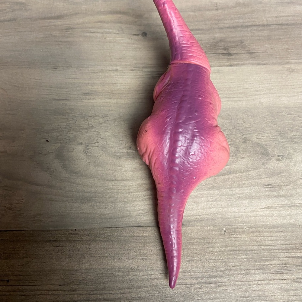 Playskool Definitely Dinosaur Apatosaurus Toy Vintage Action Figure Pink‎ B 1988 - Picture 5 of 10